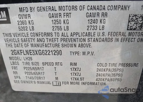 2016 GMC Terrain Sle-2 z USA, uszkodzony, nr VIN 2GKFLNE3XG6221290